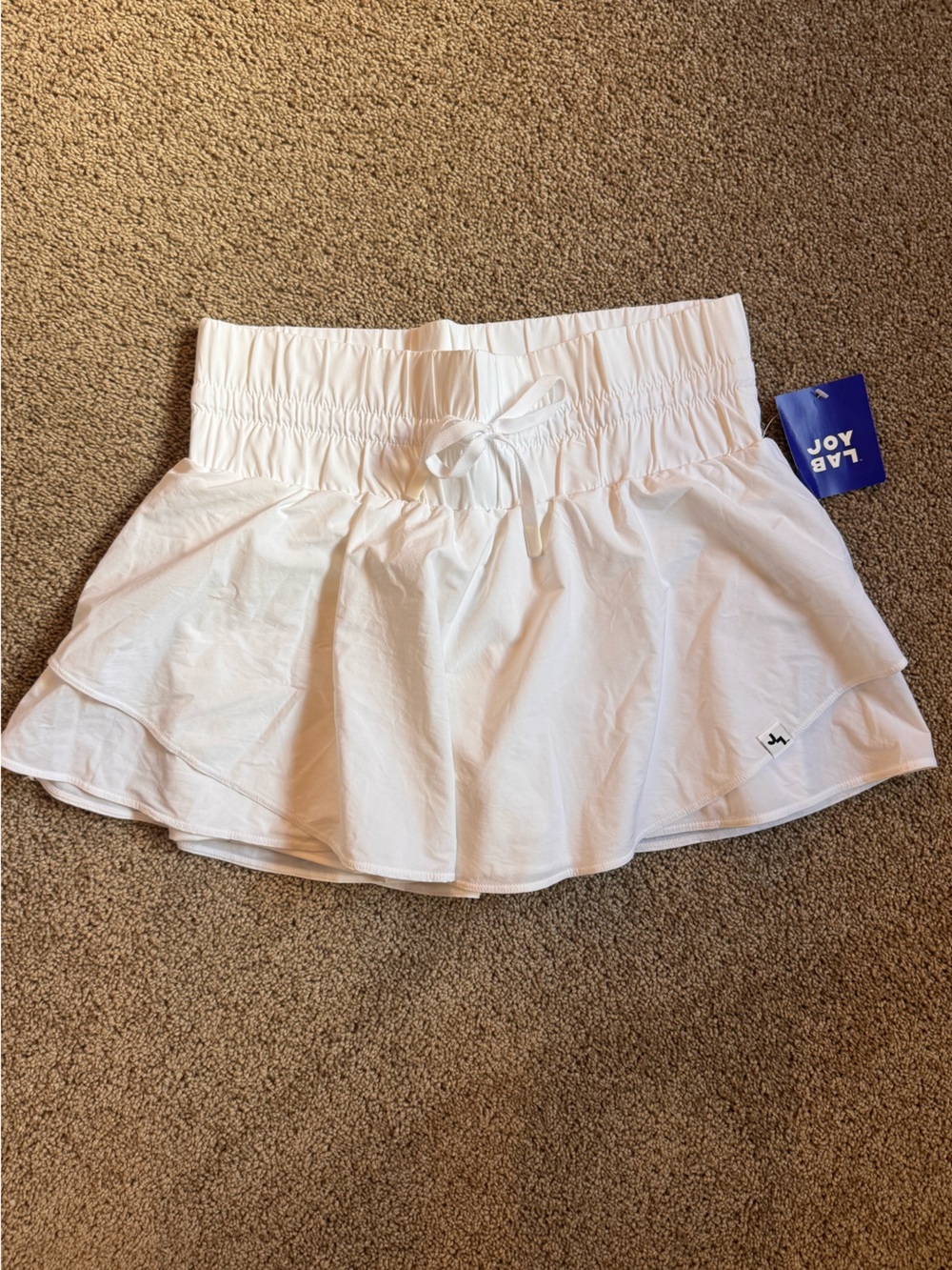 JoyLab White Women's Drawstring Skort